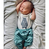 Finn & Emma Short Sleeve Graphic Bodysuit-Wild Child_6 - ANB Baby