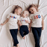 Finn & Emma Short Sleeve Graphic Bodysuit - Little - Red White Blue_2 - ANB Baby