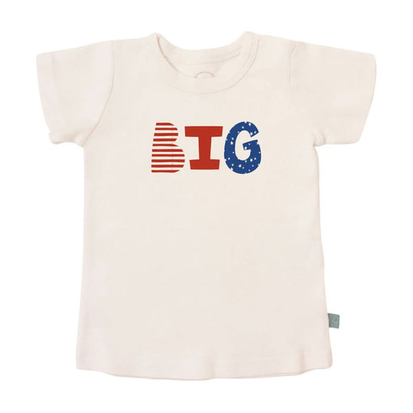 Finn & Emma Short Sleeve Graphic T-Shirt - Big - Red / White / Blue