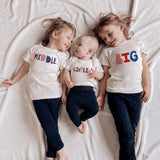 Finn & Emma Short Sleeve Graphic T-Shirt - Middle - Red White Blue_2 - ANB Baby