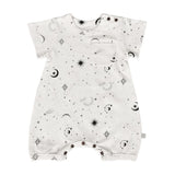 Finn & Emma Short Sleeve Romper - Celestial_1 - ANB Baby