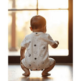Finn & Emma Short Sleeve Romper - Celestial_5 - ANB Baby