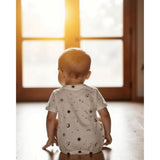 Finn & Emma Short Sleeve Romper - Celestial_6 - ANB Baby