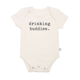 Finn and Emma Short Sleeve Graphic Bodysuit-Drinking Buddies_1 - ANB Baby