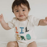 Finn and Emma Short Sleeve Graphic Bodysuit-Lil Bro_2 - ANB Baby