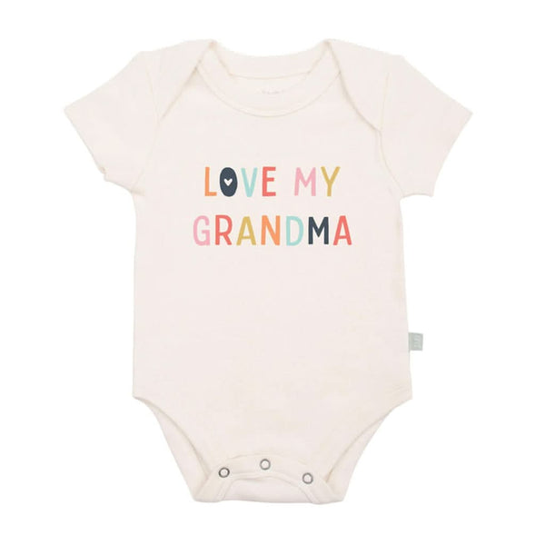 Finn & Emma Short Sleeve Graphic Bodysuit, Love Grandma