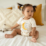 Finn and Emma Short Sleeve Graphic Bodysuit-Moon and Back_2 - ANB Baby