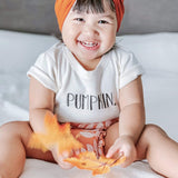 Finn and Emma Short Sleeve Graphic Bodysuit-Pumpkin_2 - ANB Baby
