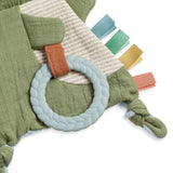 Itzy Ritzy Bitzy Crinkle Sensory Toy With Teether-Dino_2 - ANB Baby