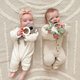 Itzy Ritzy Bitzy Crinkle Sensory Toy With Teether-Dino_lifestyle - ANB Baby