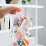 Itzy Ritzy Link & Love Activity Plush with Teether Unicorn_6 - ANB Baby