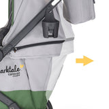 Larktale Caravan Coupe V2 Compact Stroller Wagon, Gray - Black_5 - ANB Baby