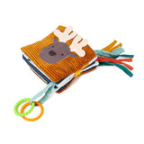 Little Big Friends 2-in-1 Soft Activity Book,Forest Animals, Main - ANB Baby