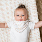 Lulujo Bandana Bibs, 2-Pack-Mealtime Accessories-Lulujo-Wildflower & Dots-ANB Baby Store