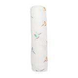 Lulujo Bamboo Swaddle-Hummingbirds_1 - ANB Baby