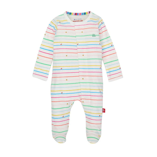 Magnetic Me Rainbow Road Organic Cotton Magnetic Footie