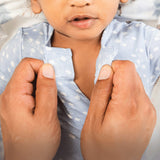 Magnetic Me Blue Doeskin Modal Magnetic Footie_5 - ANB Baby