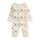 Magnetic Me Checkmate Organic Cotton Magnetic Footie-Newborn_4 - ANB Baby
