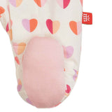 Magnetic Me Pink Xoxo Modal Magnetic Footie_4 - ANB Baby