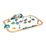 Manhattan Toy T-Rex Express Wooden Train Set-Puzzles & Games-Manhattan Toy-Multicolor-ANB Baby Store