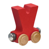 Maple Landmark Magnetic NameTrain Letters-V - ANB Baby