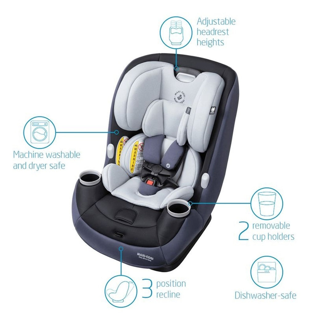 Maxi-Cosi Pria All-in-One Convertible Car Seat-Midnight Slate_5 - ANB Baby