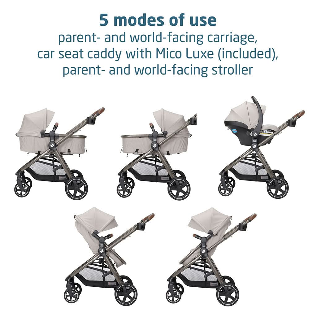 Maxi-Cosi Zelia2 Luxe Travel System-New Hope Tan_10 - ANB Baby