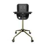 Melo-Revel+-Highchair-black-brushed-brass_1 - ANB Baby
