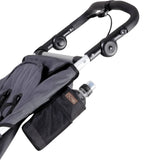 Mountain Buggy Fabric Bottle Holder, Black, Lifestyle 1 - ANB Baby