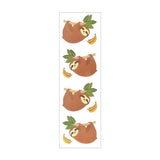 Mrs-Grossmans-Strip-of-Cheerful-Sloths-Stickers - ANB Baby
