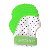 Munch Mitt Teething Mitten-Green_10 - ANB Baby