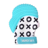 Munch Mitt Teething Mitten the Original Mom Invented Teething Toy-Aqua Blue XO_13 - ANB Baby