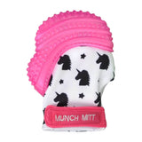 Munch Mitt Teething Mitten the Original Mom Invented Teething Toy-Pink Shimmer Unicorn_15 - ANB Baby