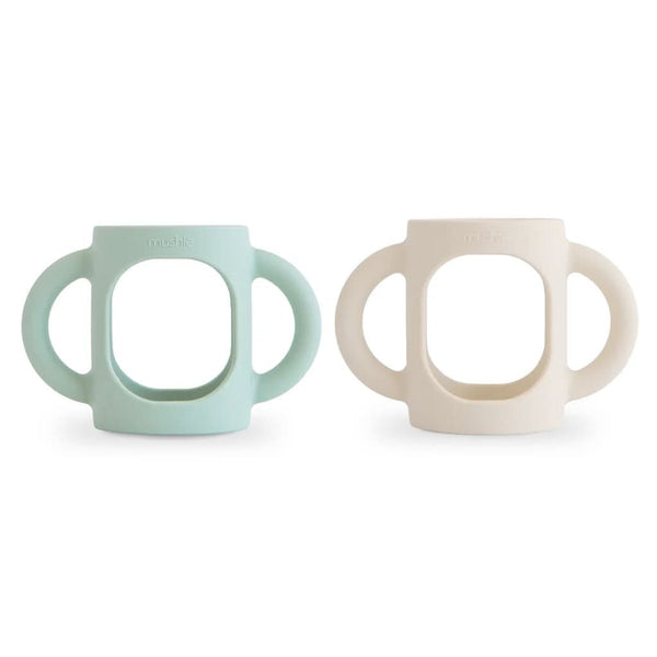 Mushie Silicone Bottle Handles 2 Pack