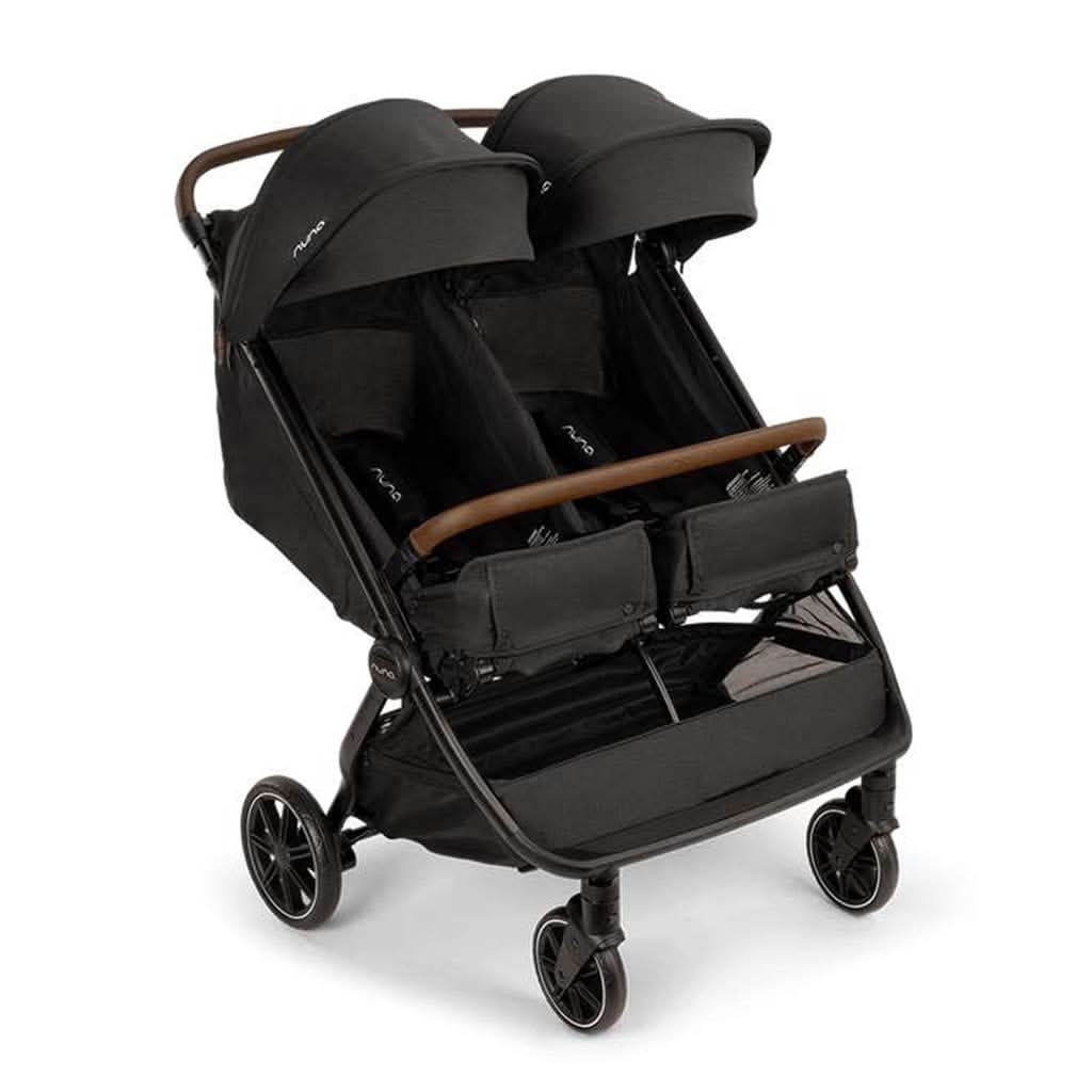 NUNA TRVL dubl Lightweight Stroller Caviar Side - ANB Baby