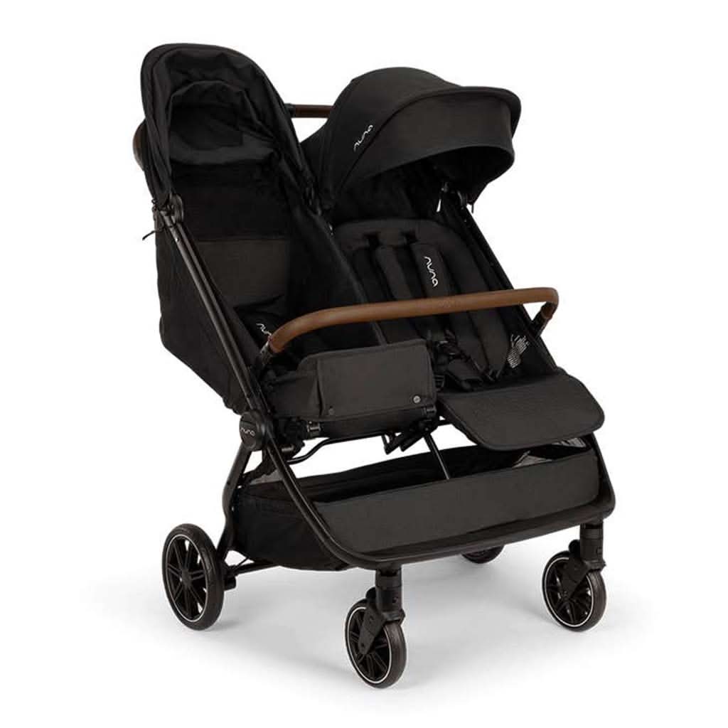 NUNA TRVL dubl Lightweight Stroller Caviar Side 2 - ANB Baby