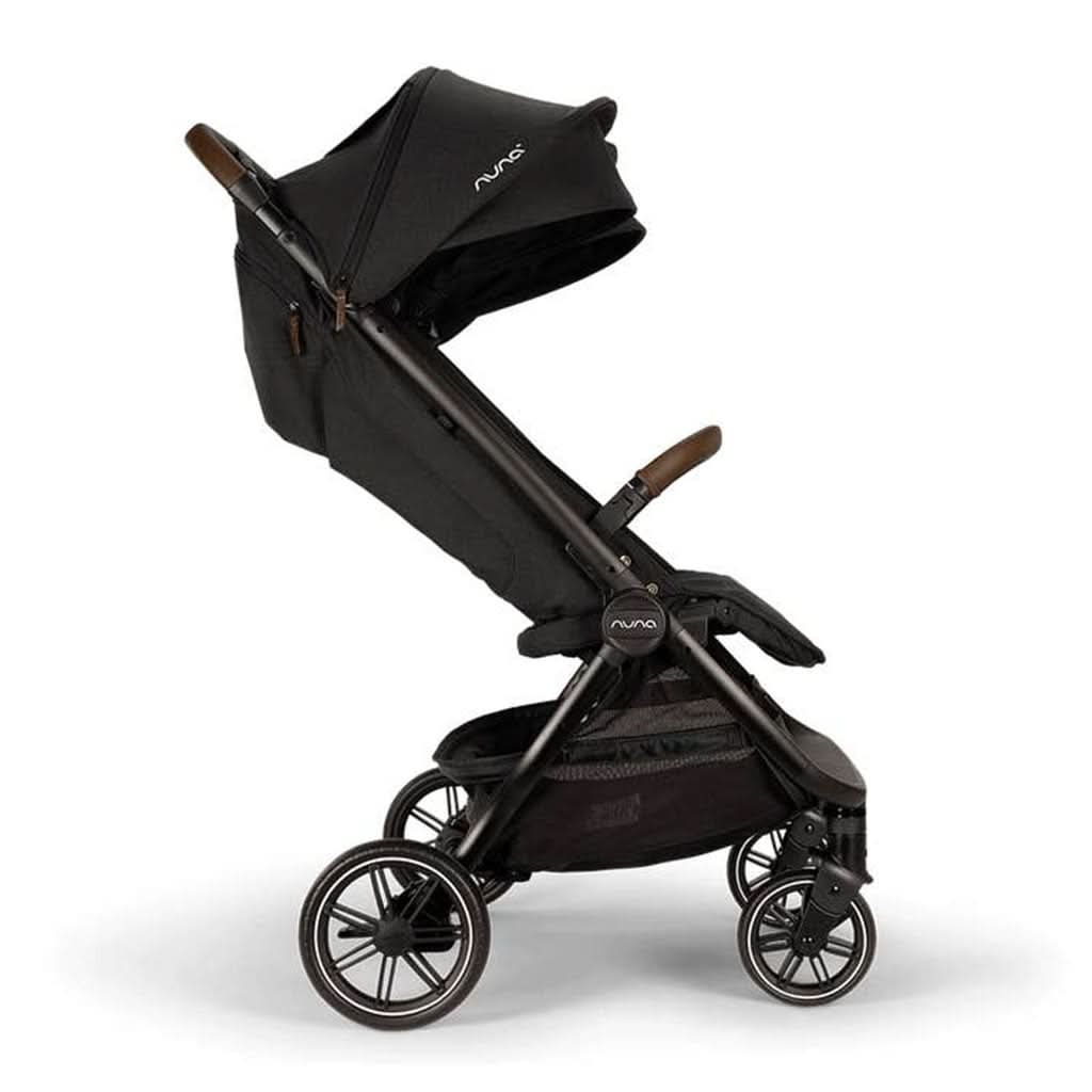 NUNA TRVL dubl Lightweight Stroller Caviar Side 3 - ANB Baby