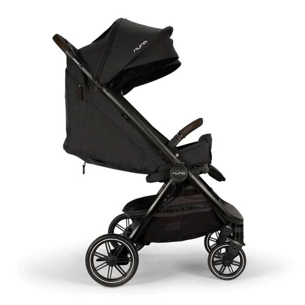 NUNA TRVL dubl Lightweight Stroller Caviar Side 4 - ANB Baby