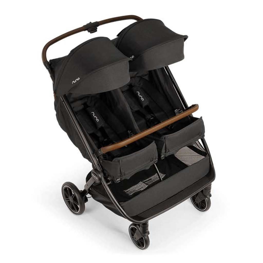 NUNA TRVL dubl Lightweight Stroller Caviar Top - ANB Baby