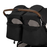 NUNA TRVL dubl Lightweight Stroller Caviar Top back1 - ANB Baby