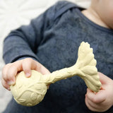 Natruba-Rubber-Daisy-Rattle,-Yellow_2 - ANB Baby