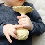 Natruba-Rubber-Daisy-Rattle,-Yellow_3 - ANB Baby