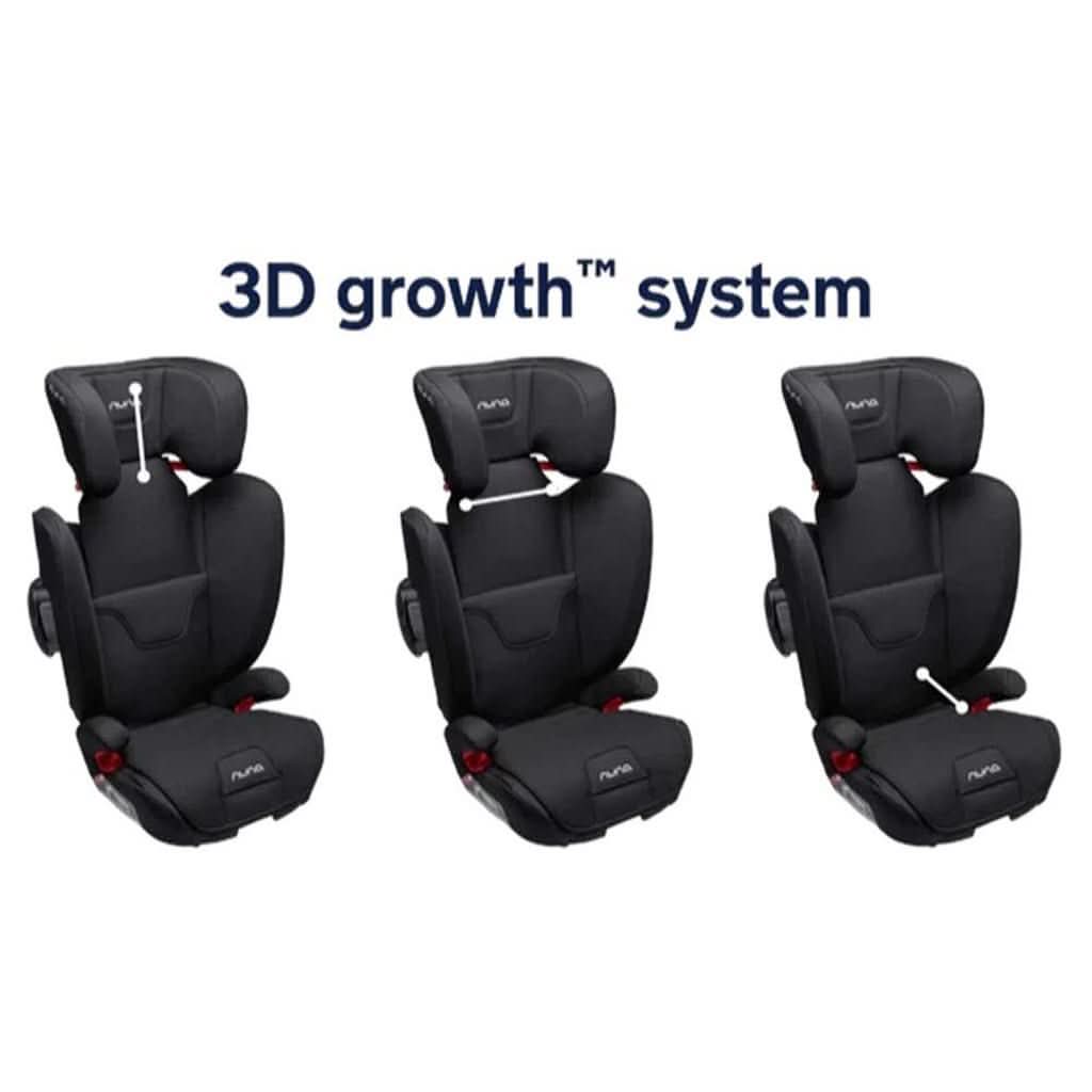 Nuna AACE 2-In-1 Booster Car Seat Caviar_7 - ANB Baby