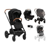 Nuna Mixx Next Stroller + PIPA Aire RX Travel System + Mixx Next Accessories-Caviar_1 - ANB Baby
