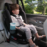 Nuna REVV Rotating Convertible Car Seat with Cupholder, Caviar, Lifestyle 3 - ANB Baby