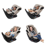 Nuna REVV Rotating Convertible Car Seat with Cupholder, Caviar, Recline positions - ANB Baby