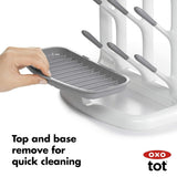 OXO TOT Space Saving Drying Rack - Gray-Feeding Bottles-OXO Tot-Gray-ANB Baby Store