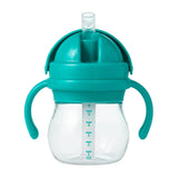 OXO TOT Transitions Straw Cup with Removable Handles-6 OZ-Teal_7 - ANB Baby