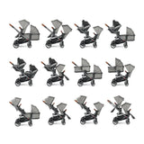 Peg Perego Agio Z4 Reversible Stroller, Agio Grey_4 - ANB Baby