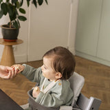 STOKKE Tripp Trapp High Chair Complete with White Nordic Grey Cushion White Tray_10 - ANB Baby